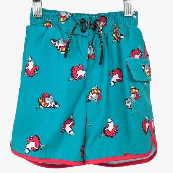 Sovereign Code Boys Shark Swim Trunks - Picture 8 of 10